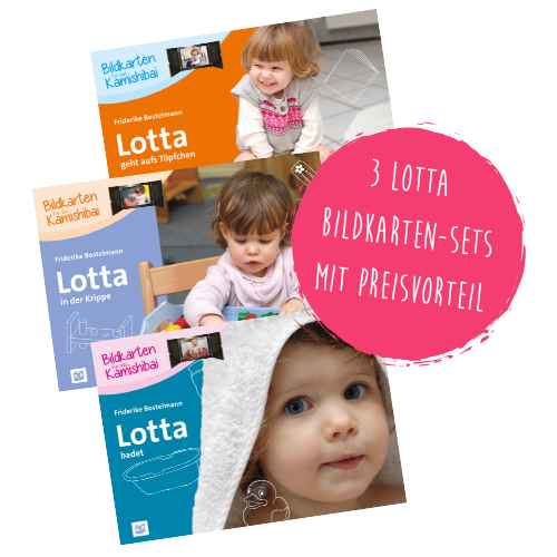 Drei Bildkartensets für das Kamishibai