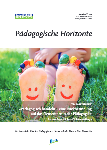 Frontpape Pädagogische Horizonte