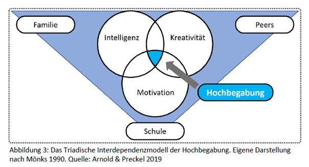 Abbildung 3 Mönks erweiterte triadische Interdependenzmodell